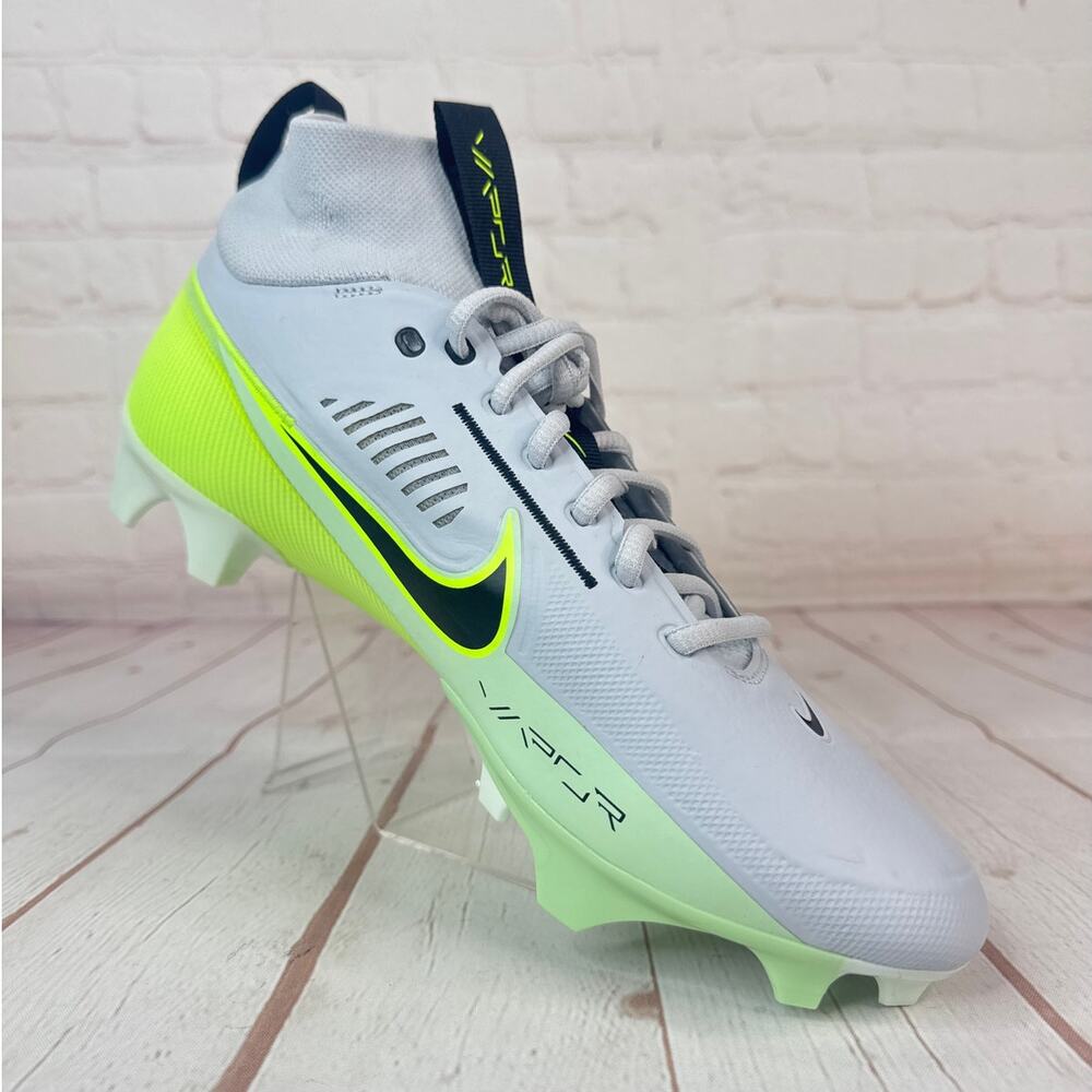 Nike Vapor Edge Pro 360 2 Platinum Green Football Cleats Mens Sz 10.5 DA5456-004 - Picture 2 of 10